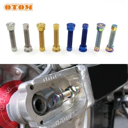 OTOM Motorcycle M10x50 M8x50 Chain Adjuster Bolt Rear Axle Blocks Titanium Alloy Screw Nuts Motocross Dirt Bike Repair Tool Part