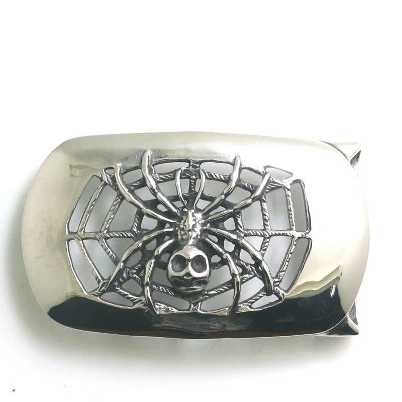 Man\'s 316L Stainless Steel Hollow Out Spider Belt Buckle