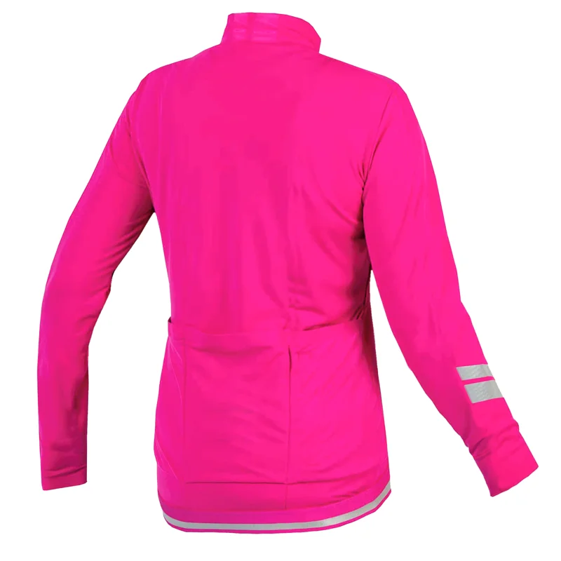 Long Breathable Cycling Jersey for Women, Bicycle Bike Clothing, MTB Sports Shirt, Pink Jersey, Mountain Road, Tight Top Ride