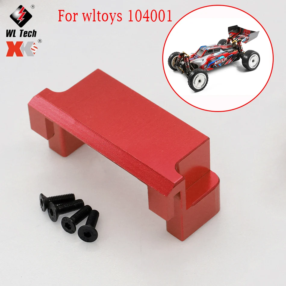 Aluminum Alloy Servo Mount Upgrade Parts for Wltoys 104001 Match 1/10 RC Car