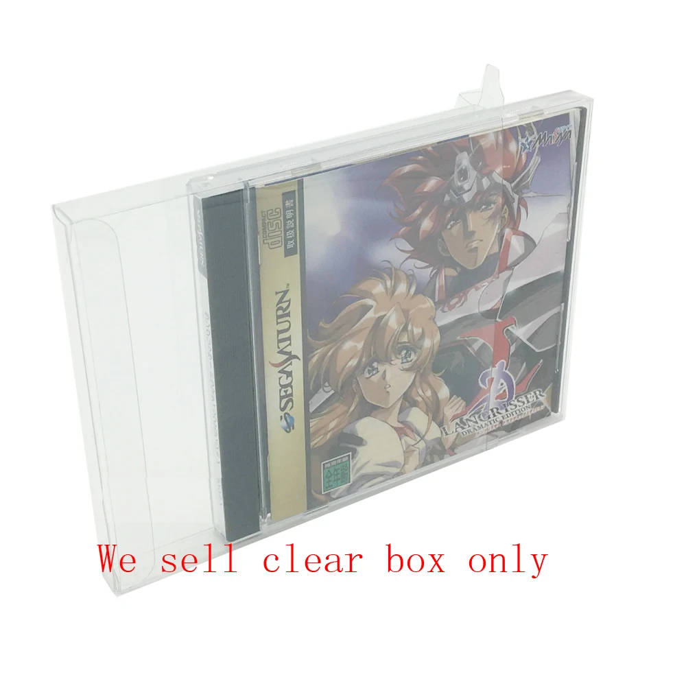 

Clear transparent box for sega dreamcast DC SS game card collection display storage 1CD PET protective box