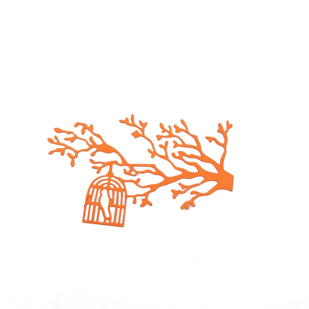 Julyarts Branches Bird Cage Scrapbooking Dies Metal Natal For DIY Scrapbooking Album Engraving Paper Cards Craft Decorative