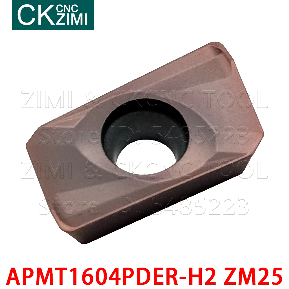 APMT1604PDER-H2 R0.8 Carbide Dạng Xay Dạng Indexable Lưỡi Dao CNC Ăn Xay Toos APMT 1604 PDER Cho Thép Không Gỉ