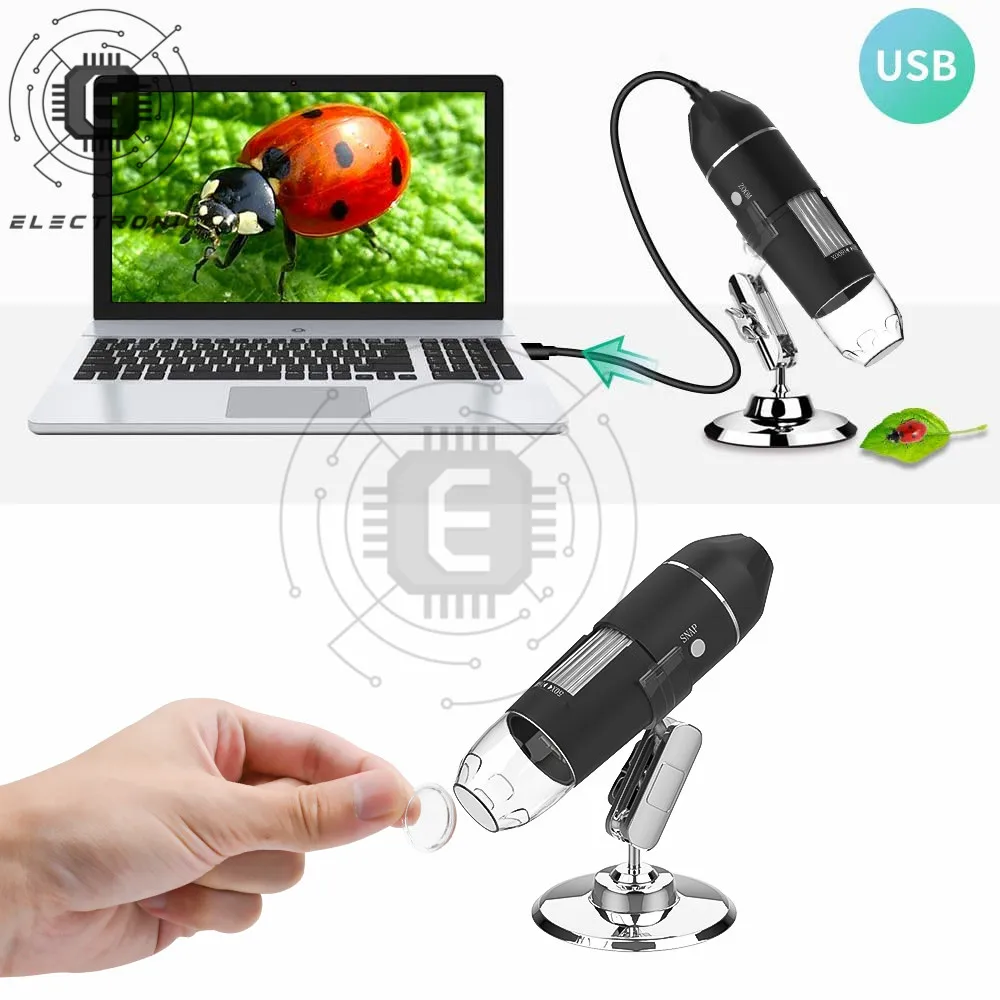 1600X Mega Pixels Digital Microscope Microscopio Magnifier Electronic Stereo USB Endoscope Camera X4D-30W-D /A/C