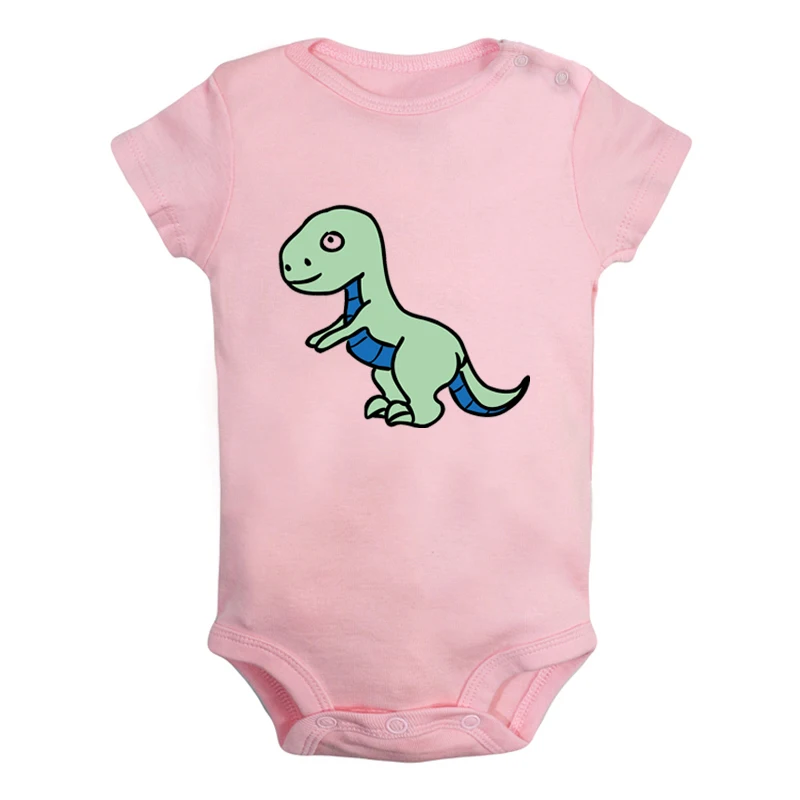 

Cute Cartoon T-Rex Dinosaur WINOSAUR Dinosaurs Design Newborn Baby Boys Girls Outfits Jumpsuit Printing Infant Bodysuit Clothes