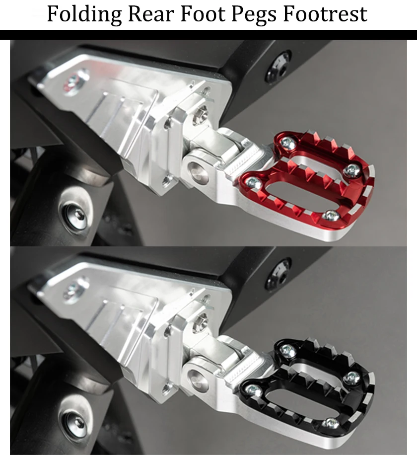 For HONDA X-ADV 750  X ADV  XADV750 XADV 750 X-ADV750 2021Motorcycle accessories Folding Rear Foot Pegs Footrest Passenger