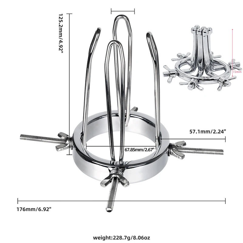 Big Butt Plug Metal Dilator Speculum Anal Plug Enema For Gay Anal Hollow Buttplug Sex Toys Prostate Massager Man Vagina Extender