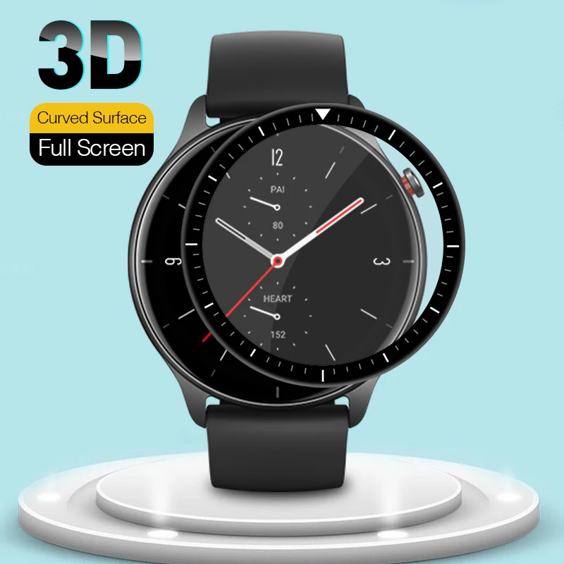 3D Full Screen Protector On The For Xiaomi Mi Huami Amazfit Amazfit GTR 2 2E GTR2 E GTR2e Smart Watch Protective Film Not Glass