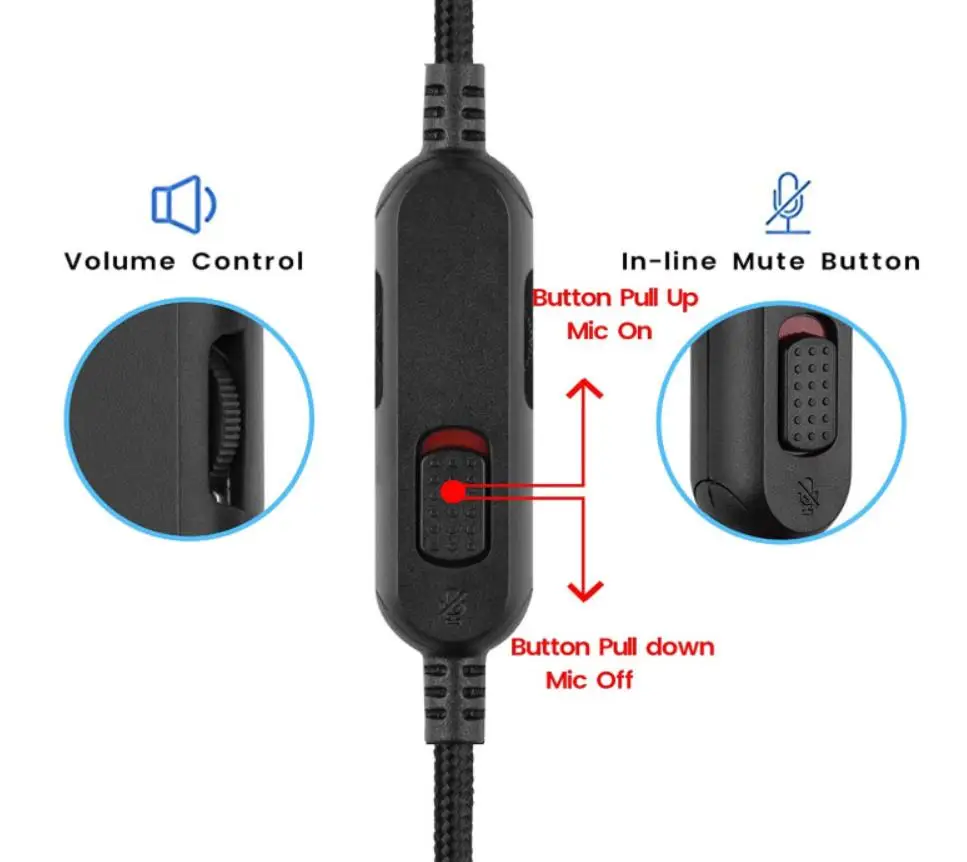 HyperX Cloud Alpha Câble De Rechange Avec Micro Et Contrôle Volume - 1,5m Noir