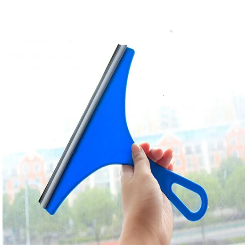 1PC New Simple Durable Window Mirror Car Windshield Squeegee Glass Wiper Silicone Blade Cleaning Shower Screen