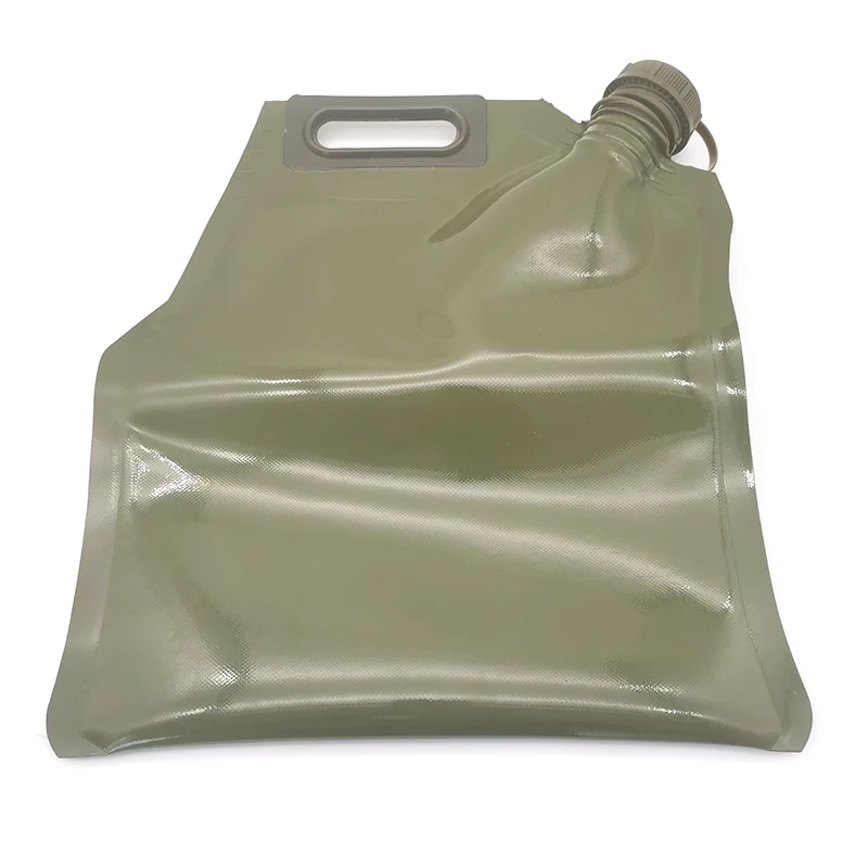 

5L Liter Portable Car Motorcycle Fuel Tank Gasoline Oil Storage Bucket Can Soft Oil Bag