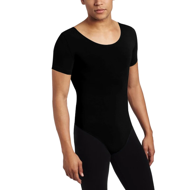 Speerise Mens Tank Shorty Unitard Adult Dancewear Man Biketard Ballet Dance Leotard Male Flesh Colored  Spandex Unitards