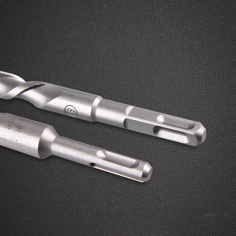 Drill Bit Electric Hammer Impact Drill Bit Long Square Shank Round Shank for Cement Concrete Wall Drill Bit
