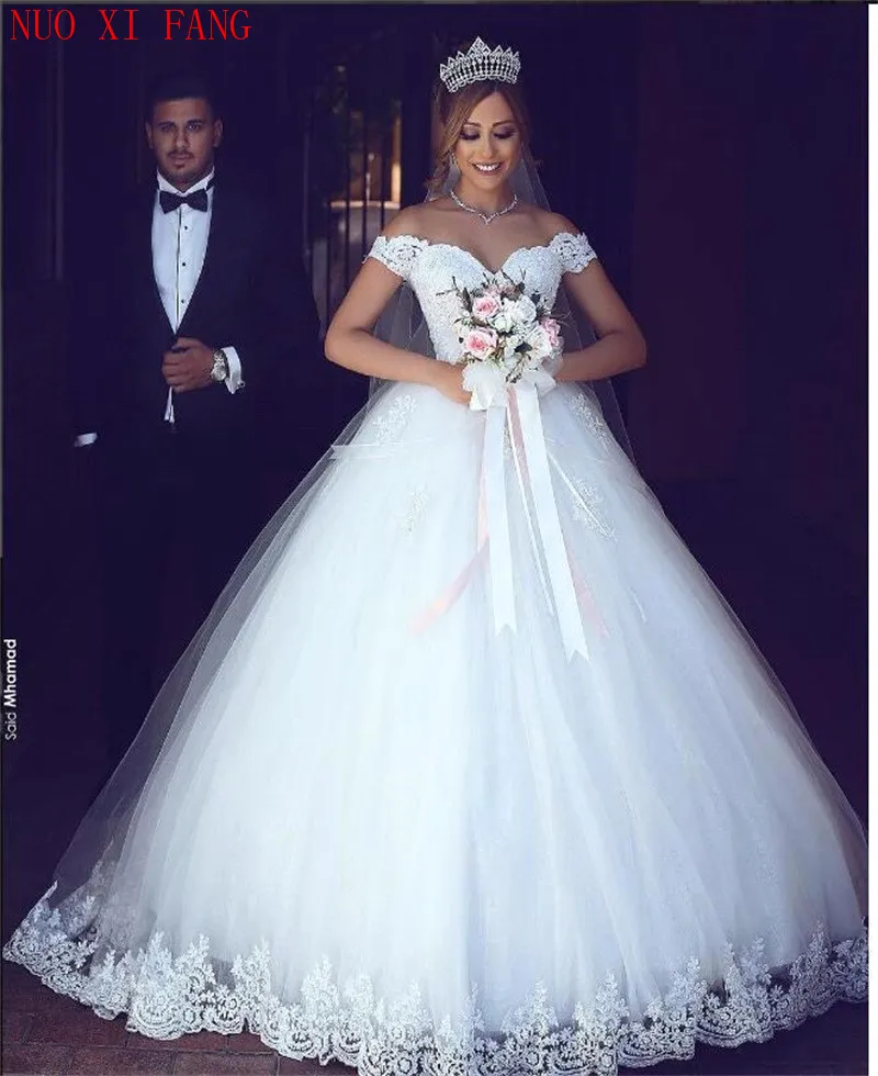 Robe de mariée en dentelle blanche, épaules dénudées, grande taille, robe de bal, nouvelle collection 2022