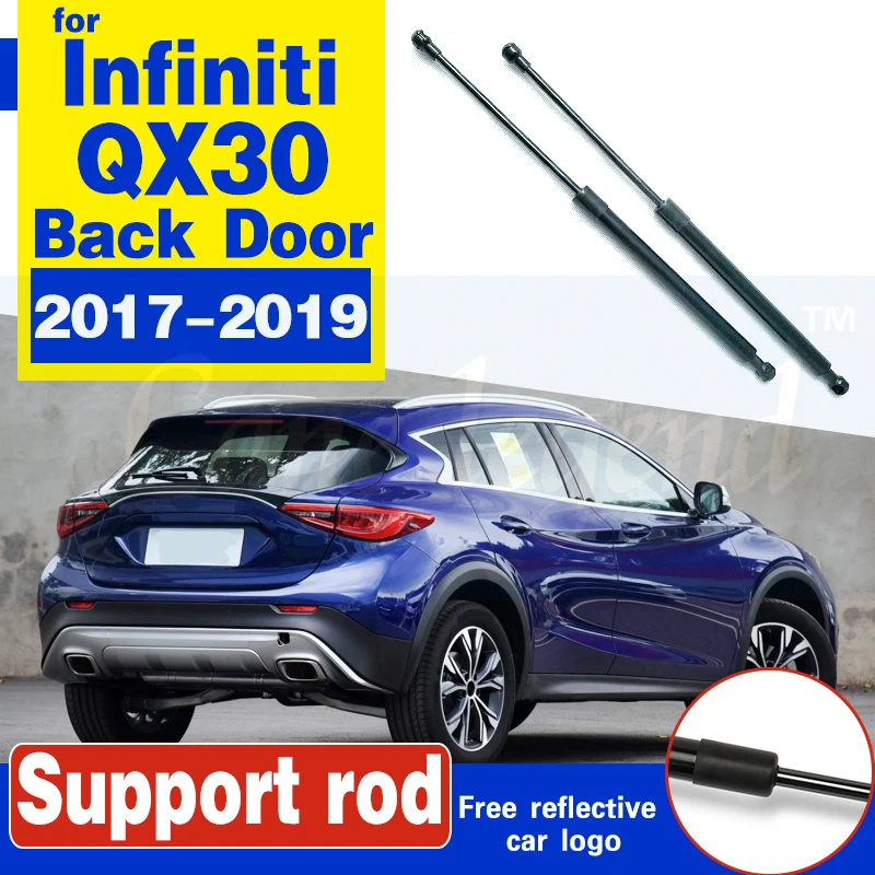 

For Infiniti QX30 2017 2018 2019 Rear Door Trunk Box Supporting Hydraulic Lift Rod Strut Spring Shock Bars Bracket