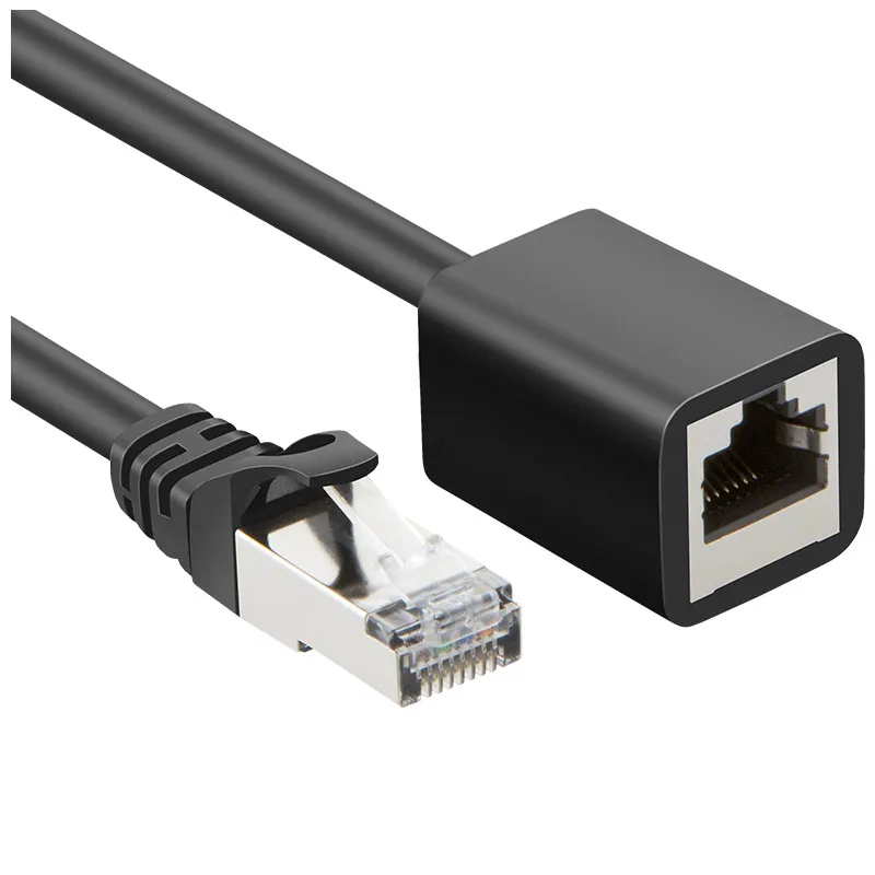Кабель-удлинитель Ethernet Cat 6, 0,5 м, 50 см, штекер-гнездо