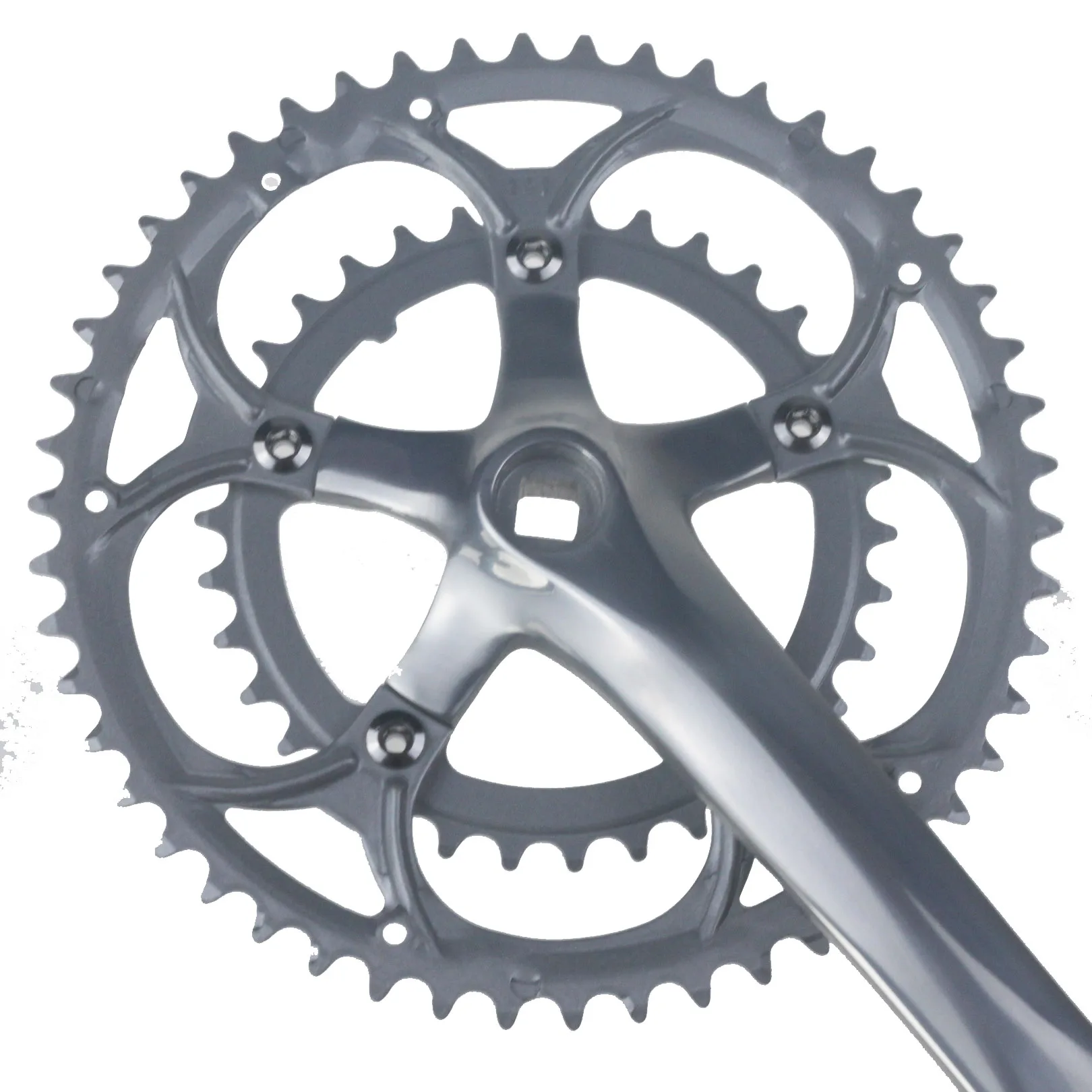 Road Bike Crankset Bicycle Aluminum Alloy 50-34T  8/9S Sprocket Square Hole Racing 170mm Crank Cycling Accessories