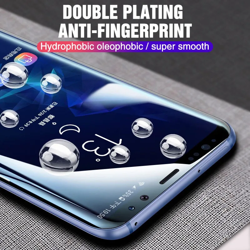 Hydrogel Film For Samsung Galaxy A8 A8+ Plus 2018 Screen Protector Protective Film 9H Anti-scratch Not Glass