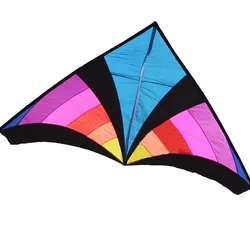 Outdoor Fun Sports 2.8m Rainbow Delta Power Kite z narzędziami do puszczania latawca Good Flying