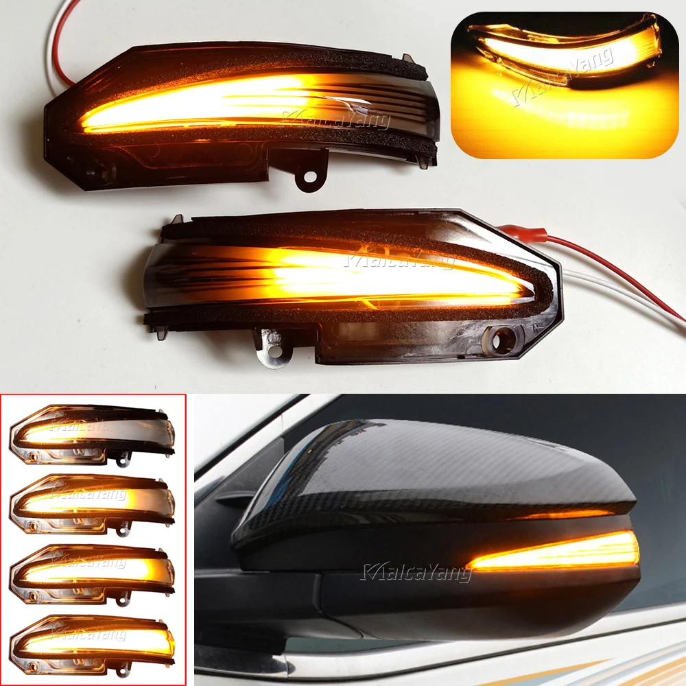 Car LED Dynamic Turn Signal Light For Toyota Noah R80 Voxy RAV4 Highlander 4Runner Side Wing Mirror Flasher Indicator Blinker