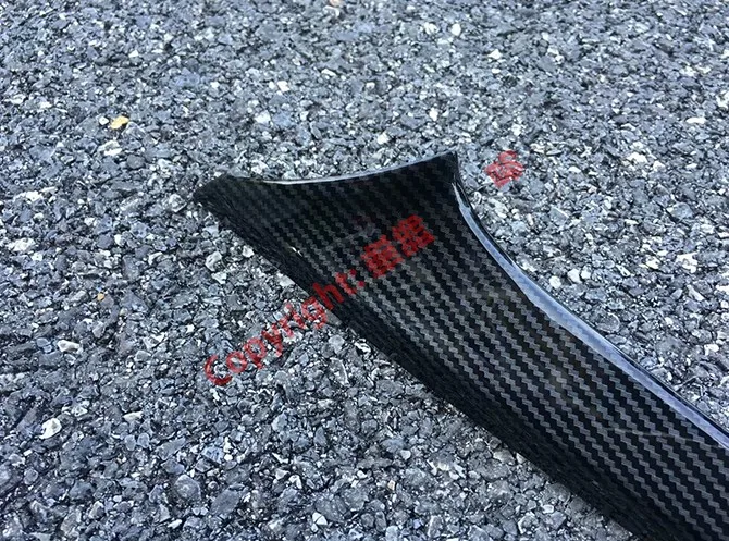 Carbon Fiber Style Front Bumper Cover Trim For Toyota C-HR CHR 2017 2018 2019 Car Accessories Stickers