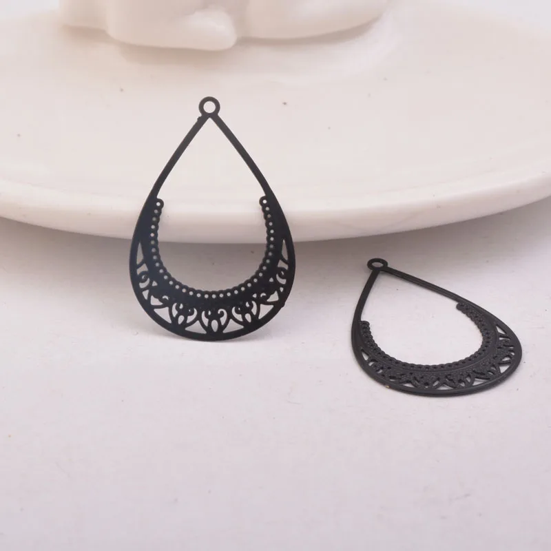 50 Stück AB5491 21*32mm Filigran-Druck-Anhänger für DIY-Schmuckherstellung – Detail 8