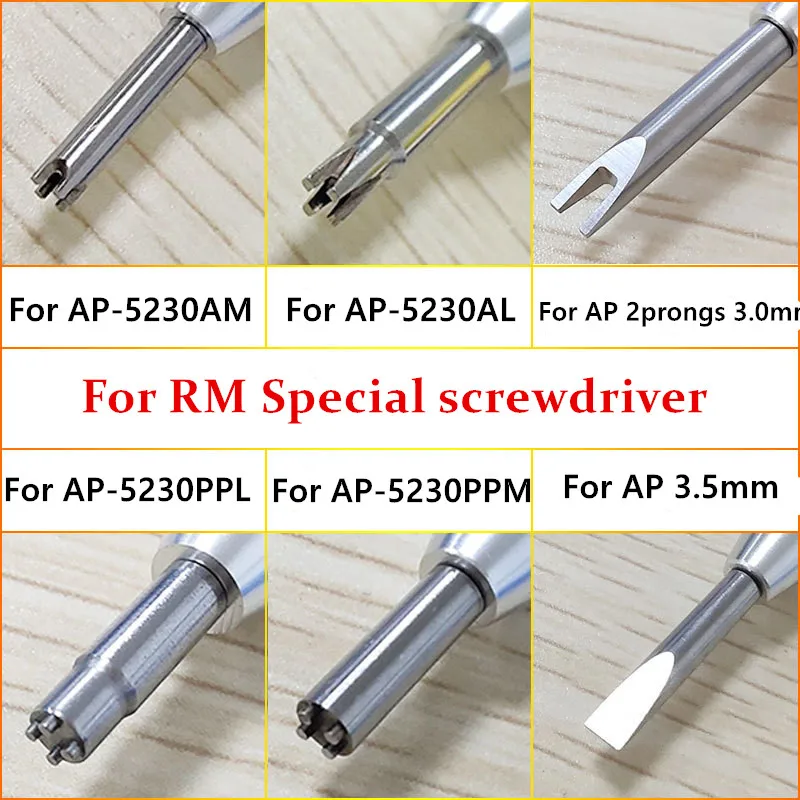 For AP Watch 5230 PPM 3.5MM 2Prong 3.0mm AP-5230M 5230AL5230PPL Special Screwdriver Watch Repair Tools Kits Watches Accessories