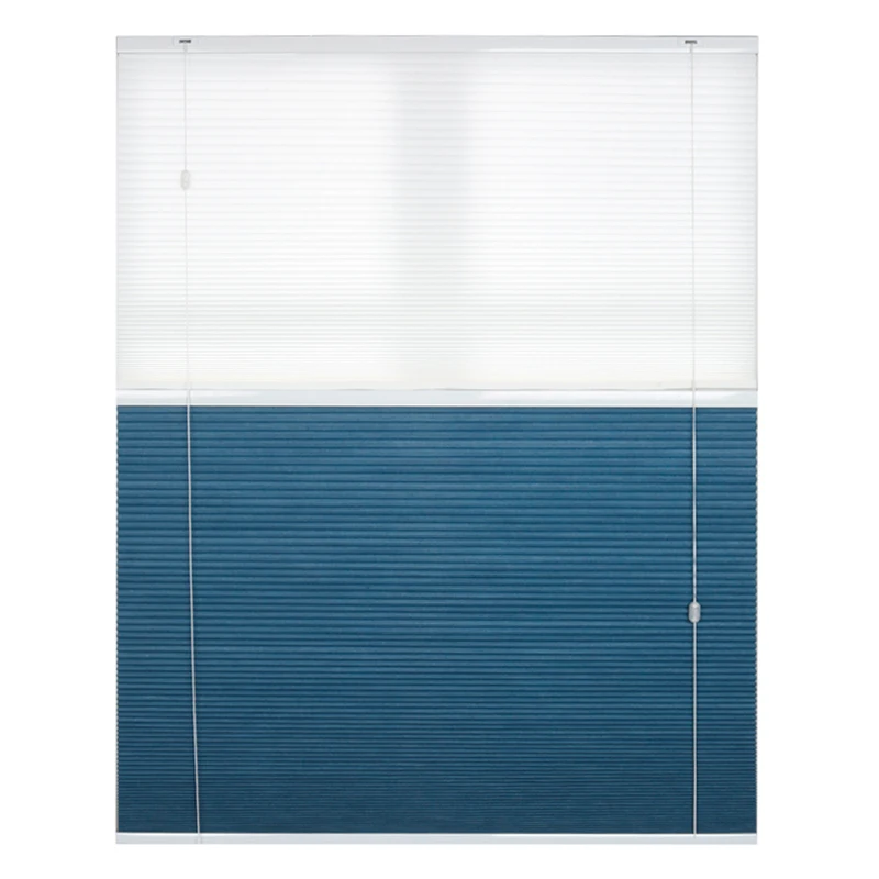 New arrival window blinds day and night honeycomb blinds rope control cellular honeycomb shade curtain for living room bedroom