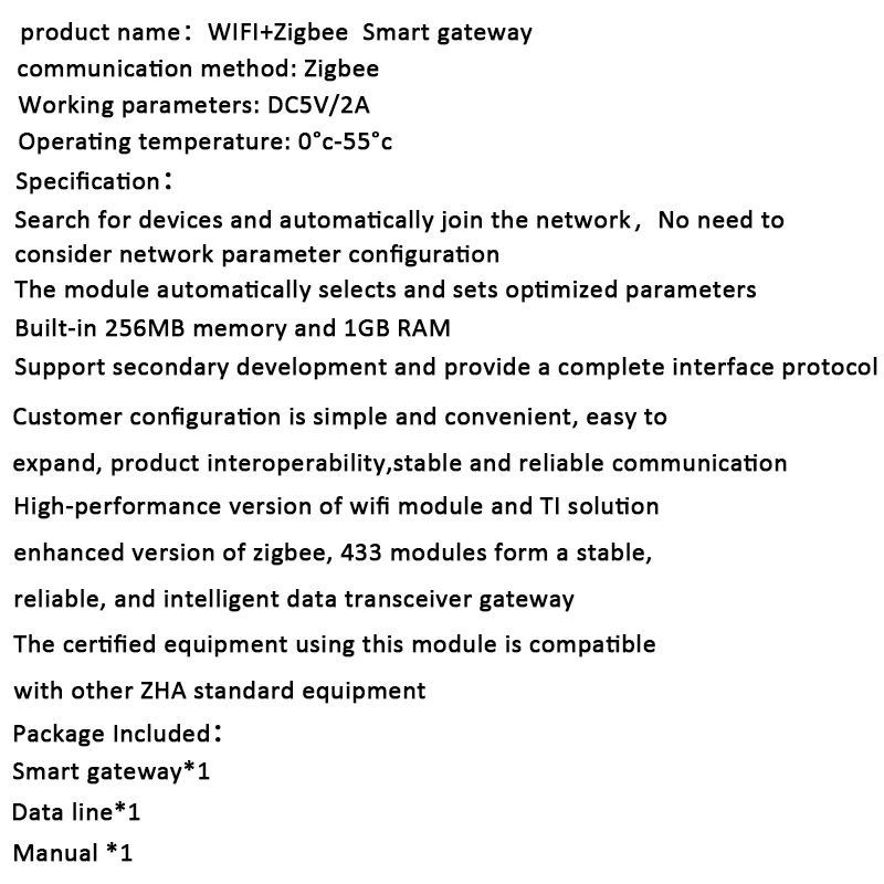 Tuya Zigbee Smart Home Is Connected To The Smart Hub, Using Wireless Remote Control, Voice Control Via Alexa And Google Home