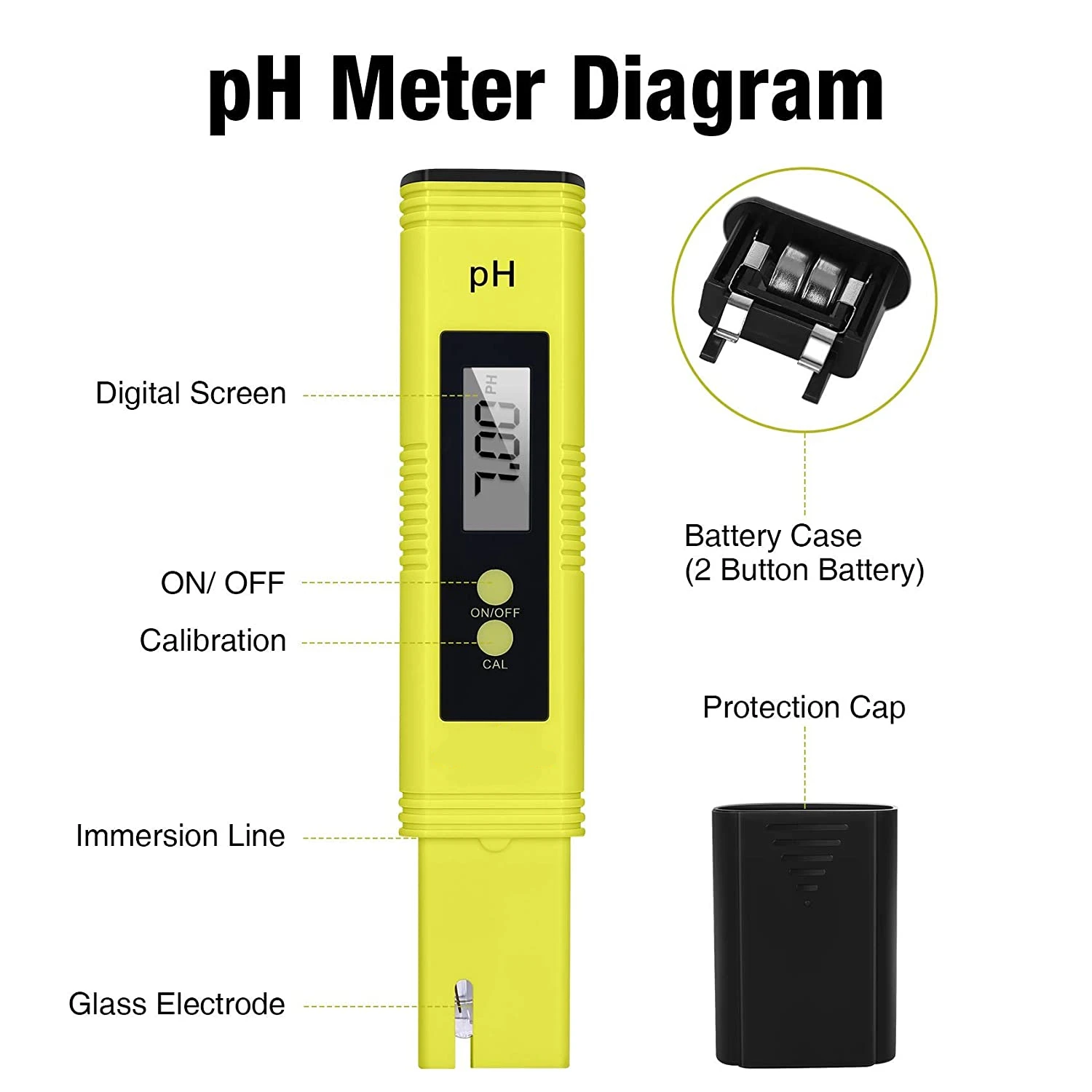 Medidor de pH TDS EC, 0.05ph, tipo de pluma de alta precisión ± 2%, precisión de lectura 3 en 1, medidor de temperatura TDS EC, venta al por mayor,