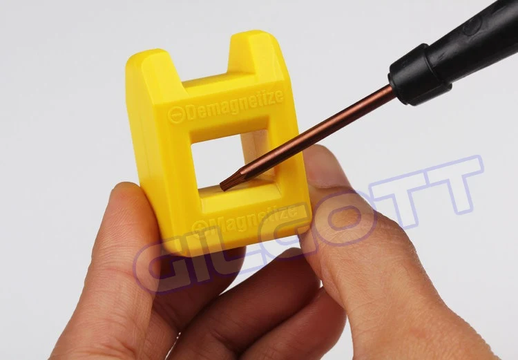 2 In 1 Schroevendraaier Tip Schroef Bits Driver Magnetiseur Demagnetizer Quick Demagnetiseren Magnetische Demagnetic Pick Up Repareren Gereedschap