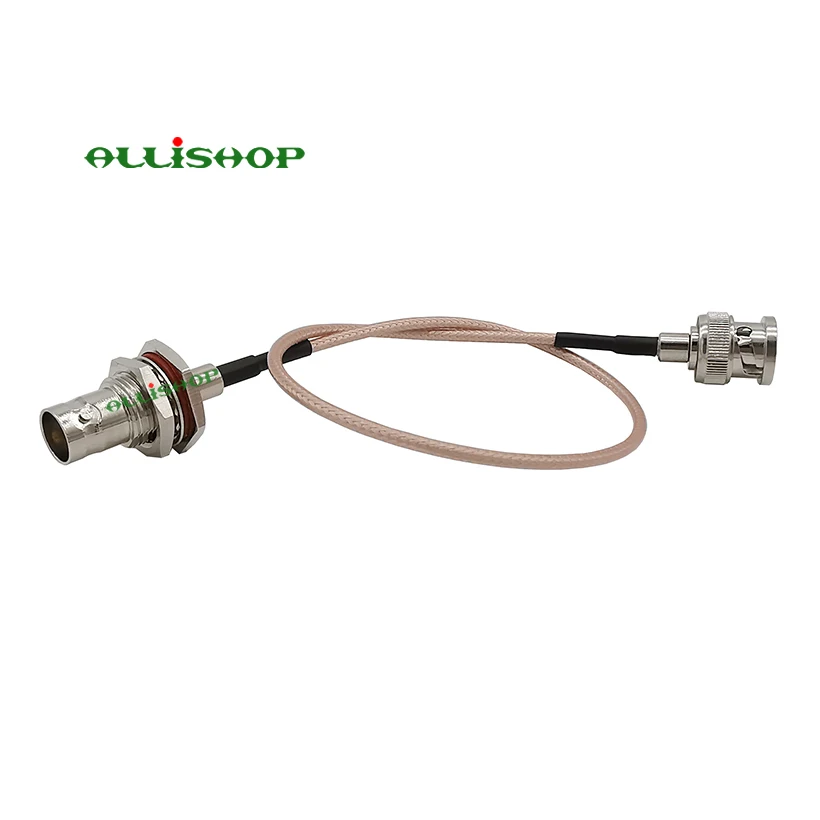 BNC Male to BNC Female Bulkhead Connector 75 Ohm RG179 Cable Extension for HD 3G SDI Vedio Camera Monitor Recorder Converter