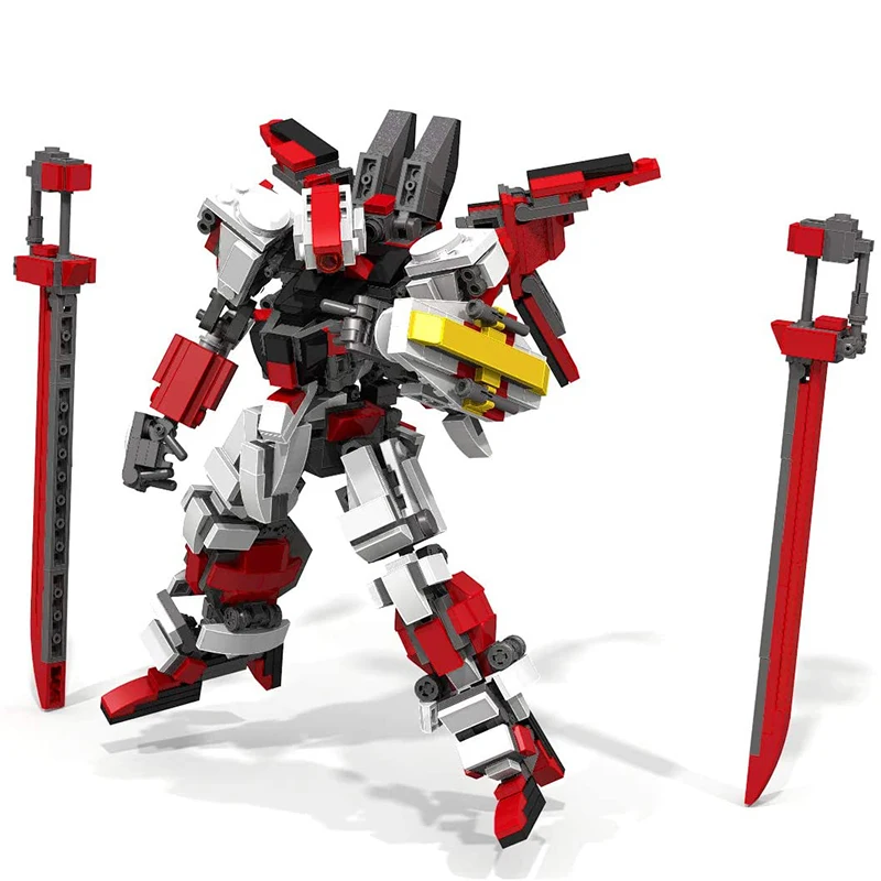 Fantasy Robots Boys Toy Mech Warrior Action Figure Building Blocks Toys For Children Anime Figure Assemble Dolls