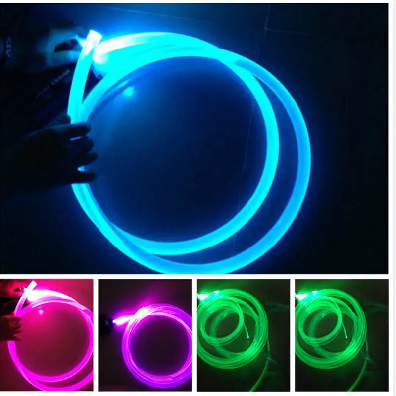 3mm Fiber Optic Neon Wire Extended Strip Invisible Light Guide Accessories For Car Interior Ambient Lighting Equipment