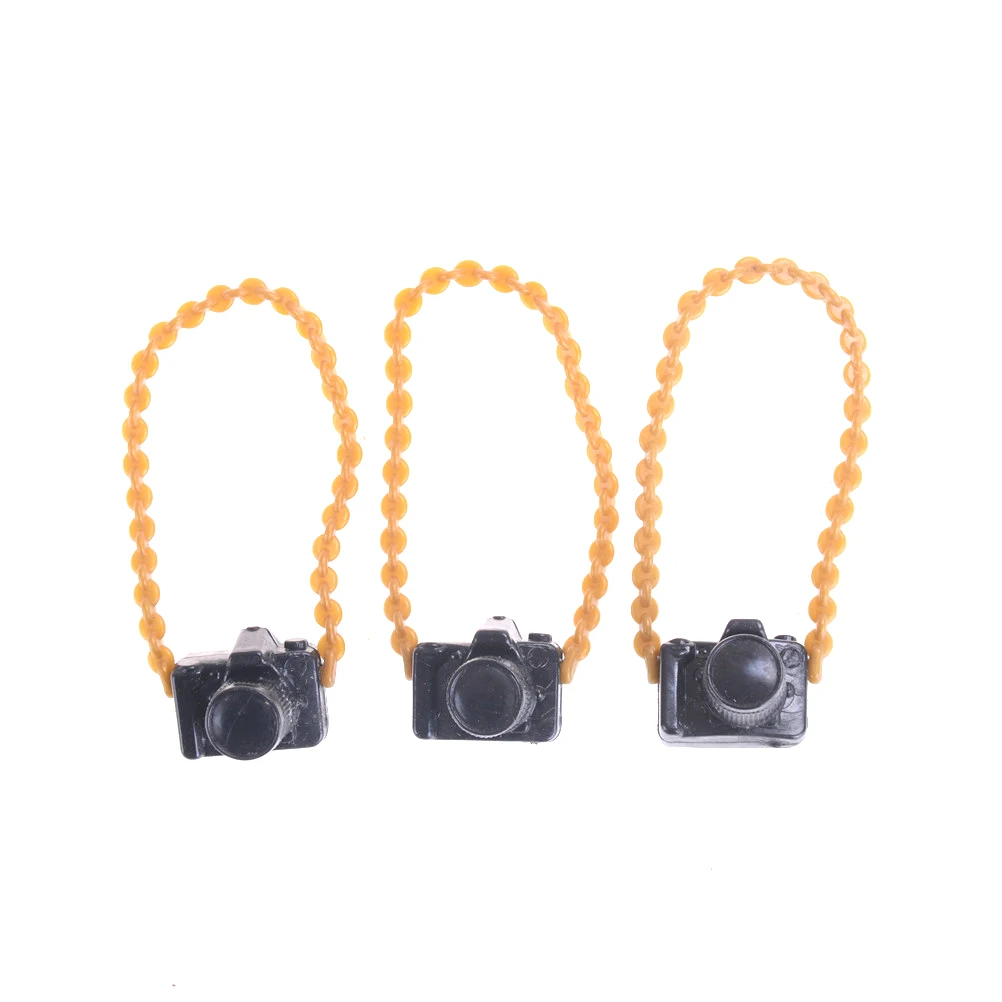 1PCS New Fashion Doll Accessories Plastic Camera For   Doll DIY Camera For BJD Doll Toys Random Color