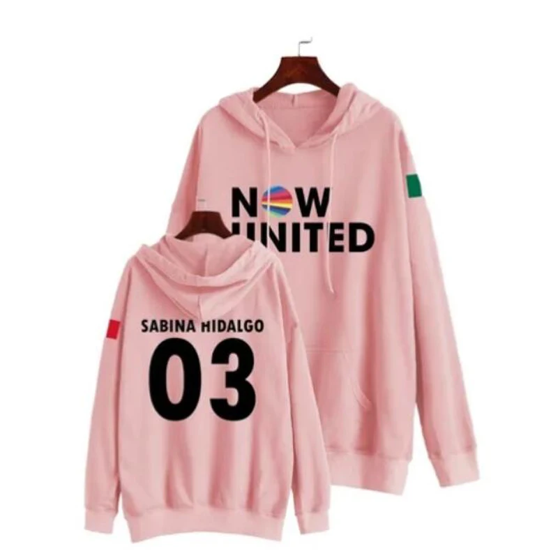 

Now United Oversized Women/Men Hoodie Sweatshirt Sabina Hidalgo 03 Pullover Hooded Jacket Unisex Harajuku Tracksuit Kpop Clothes