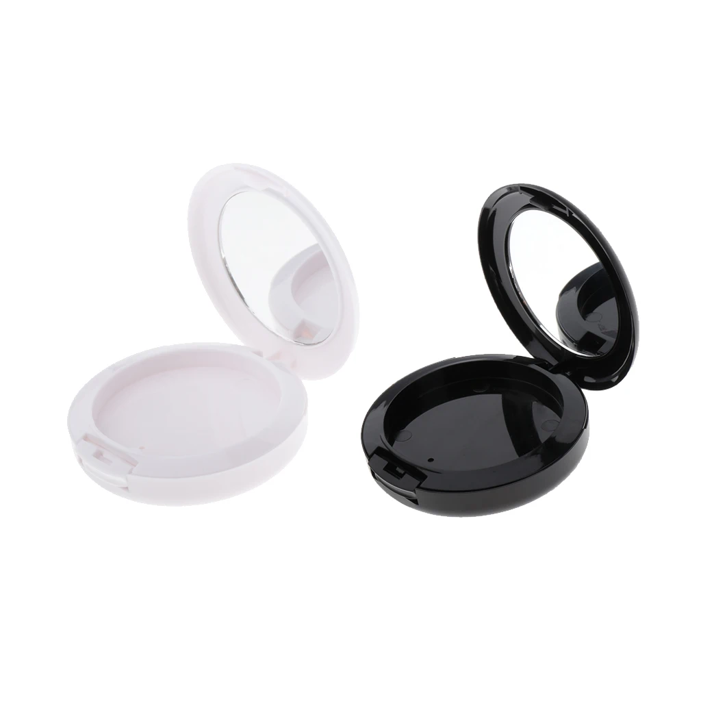 Empty Luxurious Makeup Powder Container(9g), Air Cushion Puff Case Container Foundation BB Cream Box With Makeup Mirror