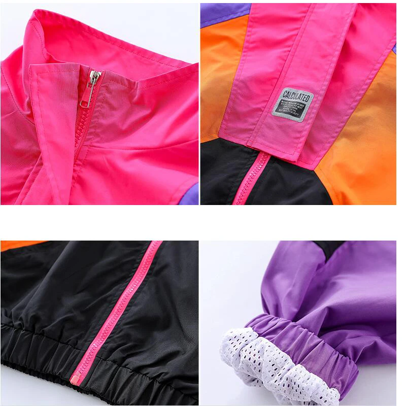 Kids performance Hip Hop Dancing Clothing Zipper Jacket Coat Jogger Pants Girls Boys Jazz Concert Dance Costume Clothes Wear