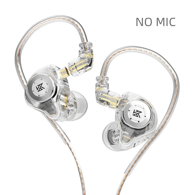 KZ EDX PRO In-Ear-Kopfhörer, dynamische Kopfhörer, HiFi-Musik, Sport-Ohrhörer, Sport-Headset mit Geräuschunterdrückung, KZ EDX PRO DQ6 ZS10PRO MT1