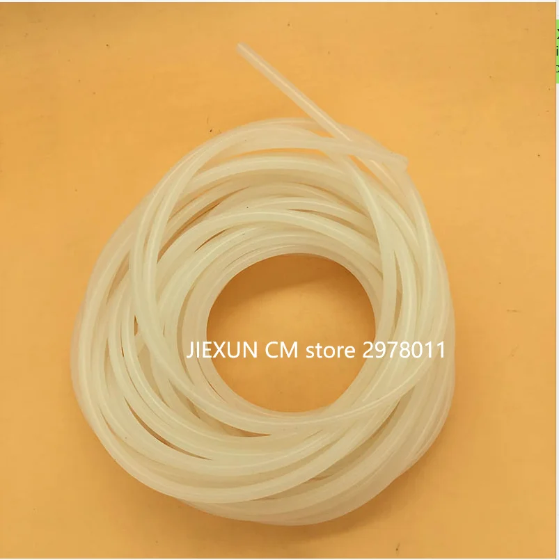 5meter Silicone ink tube soft pipe hose 4*2mm 5*3mm 6*4mm tubing for ink pump /cap top/ syringe Roland Mutoh Mimaki Xuli printer