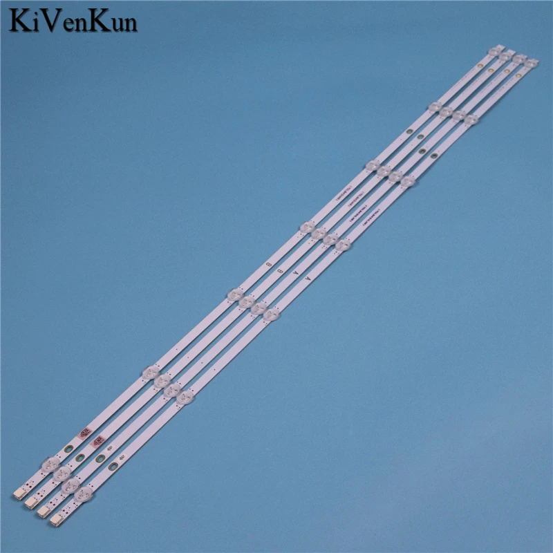 

TV LED Backlight Strips For REGAL 43R5900FM LED Bars Kit Bands 17DLB43VLXR1 LB43007 V0_04_38S Ruler VES430UNDL-2D-N01