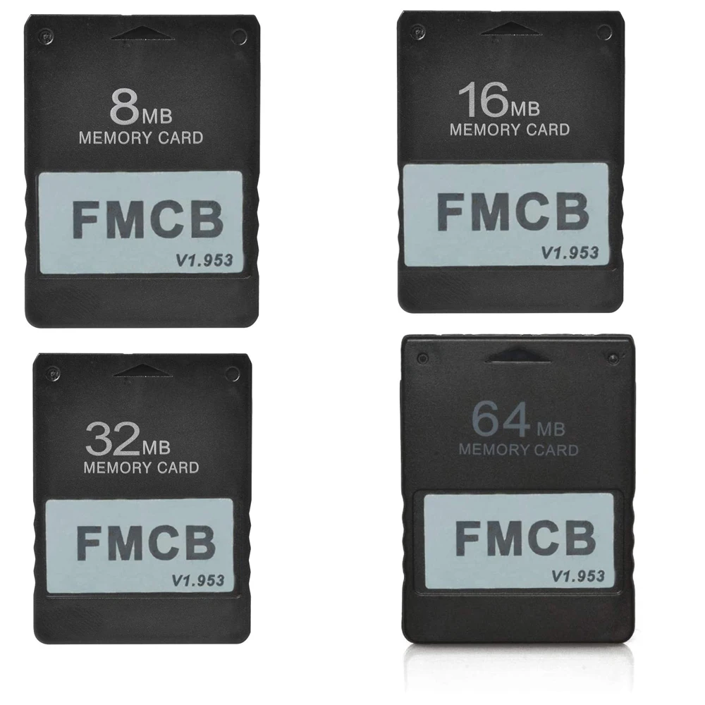 Game Launch Memory Card，FMCB Free McBoot Card V1.953 for PS2 Playstation2 8MB / 16MB / 32MB / 64MB OPL MC Boot Memory Card