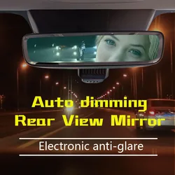 Automatic Anti-glare Rearview Mirror Auto-dimming Interior Mirror Electronic Universal Rear View Mirror