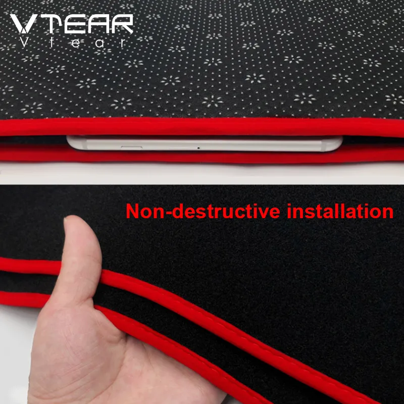 Vtear For Geely Coolray sx11 BelGee X50 interior dashboard cover Non-slip pad Dash mat car styling Carpet accessories parts 2022