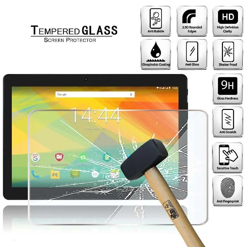 Tablet Tempered Glass Screen Protector Cover for Prestigio Grace 3201 4G Anti-Screen Breakage Anti-Scratch Tempered Film