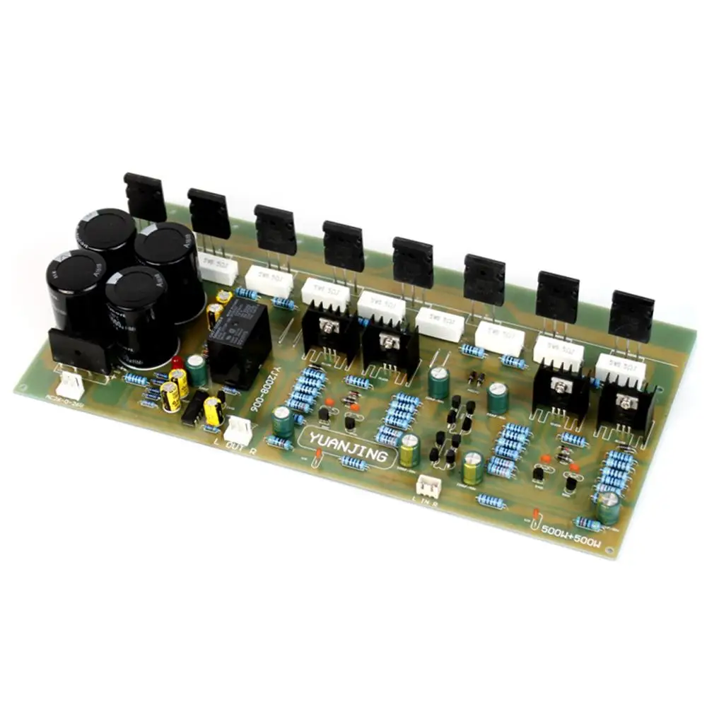 High Power Amplifier Board 400W+400W New Toshiba 2SC5200 2SA1943 AMP