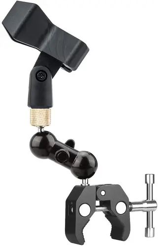 Imagen 2 del producto Clip de micrófono, montaje de abrazadera para micrófonos Shure, MV5,MV51,PGA52,Sennheiser E604,AKG D112,Nady DM-80, micrófono de tambor de DM-70