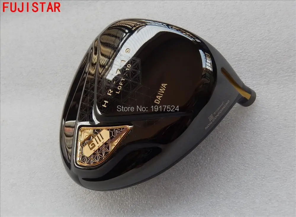 

FUJISTAR GOLF DAI WA GIII HR-719 Hi COR titanium golf driver head 10 deg black colour