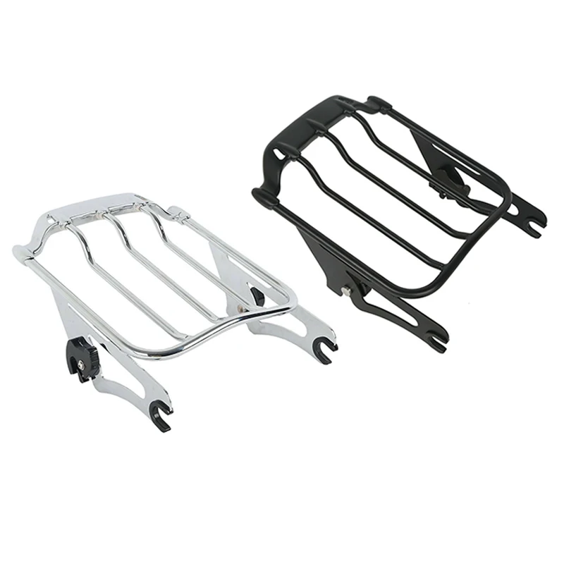 

Motorcycle Two Up Luggage Rack For Harley Touring Road King Street Glide 2009-2024 Air Wing