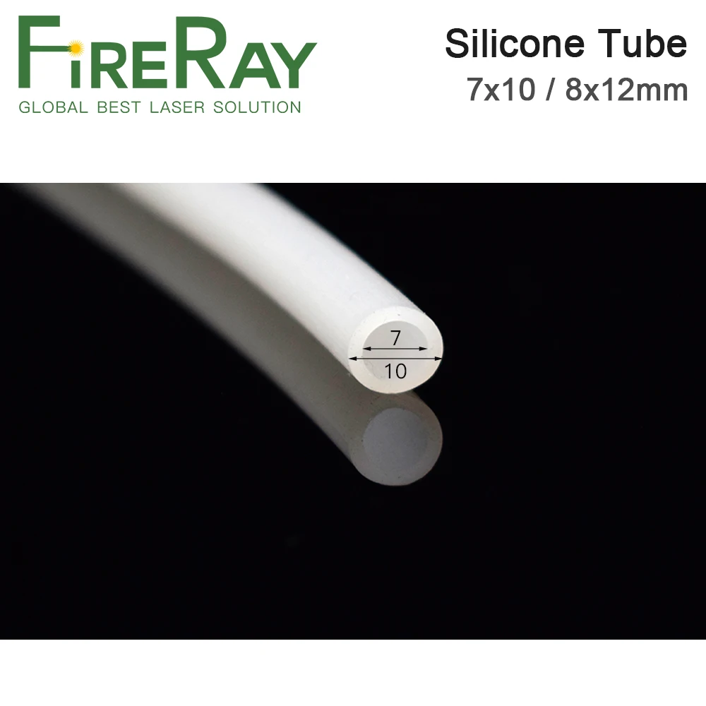 Silicone Tube 7x10mm 8x12mm Water Pipe Flexible Hose For Water Sensor & Water Pump & Water Chiller For CO2 Laser Cutting Machine